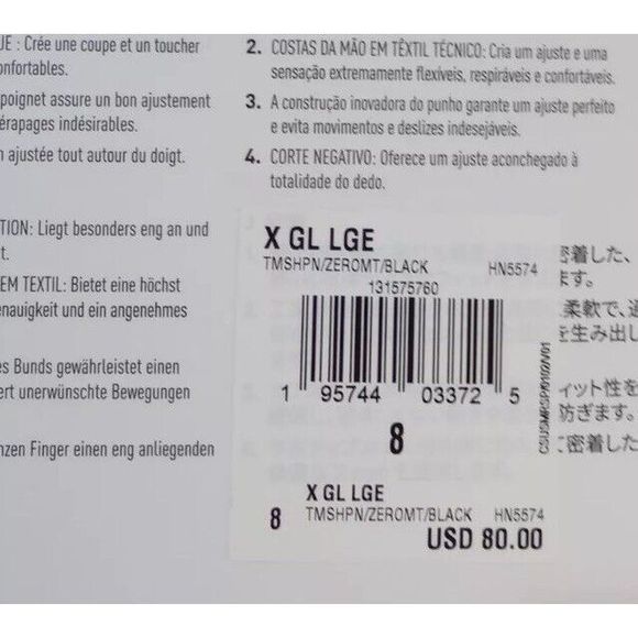 NEW Adidas X GL LEAGUE Pink Goalie URG 3.0 Goalkeeper Soccer Gloves Size 8 - Picture 7 of 14